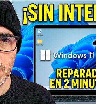 sin acceso a internet en Windows