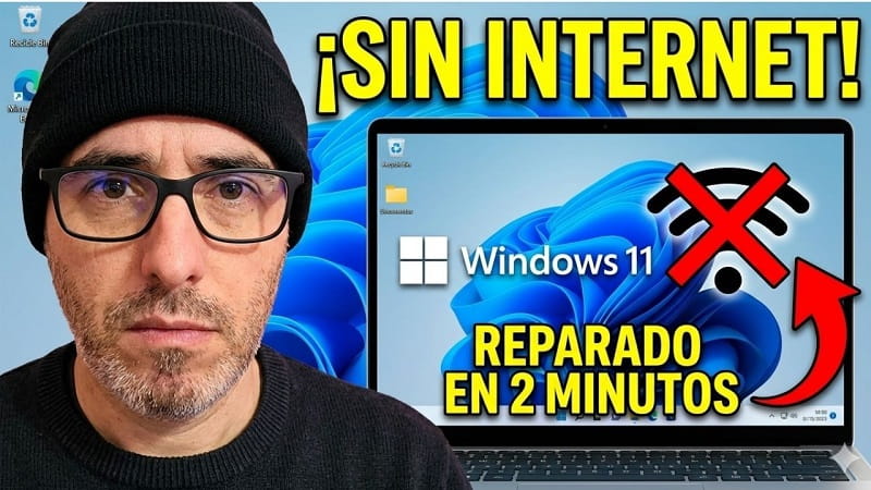 sin acceso a internet en Windows