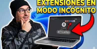 Activar extensiones en modo incógnito
