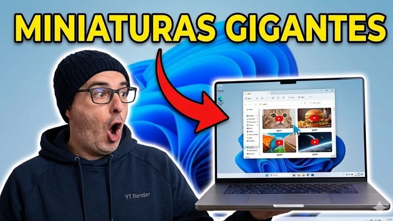Aumentar miniaturas imágenes Windows