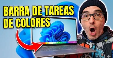 Cambiar color barra de tareas