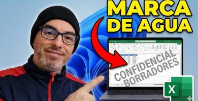 poner una marca de agua en Excel