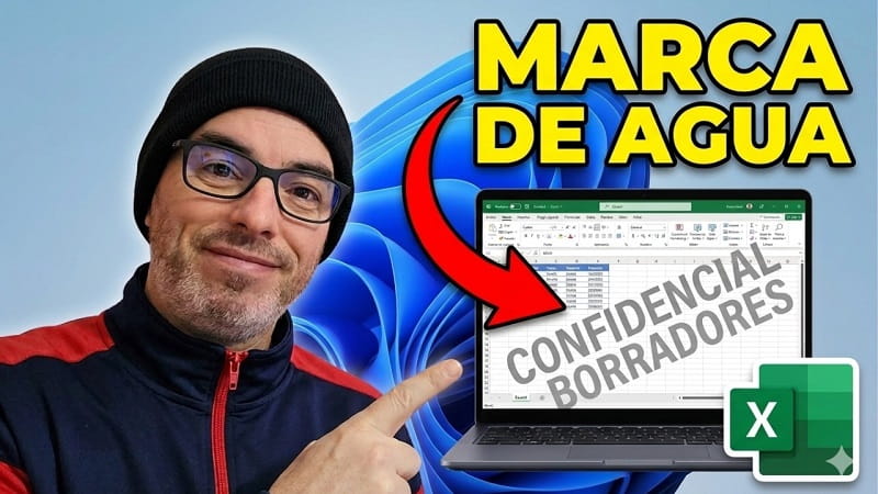 poner una marca de agua en Excel