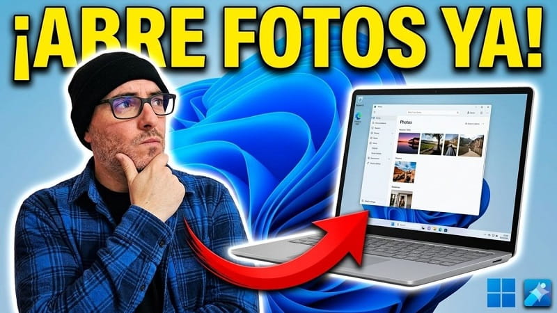 abrir la aplicaci贸n Fotos Windows 11