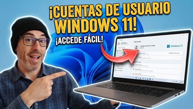 Abrir cuentas de usuario Windows 11