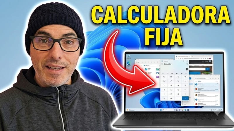 calculadora flotante Windows 11
