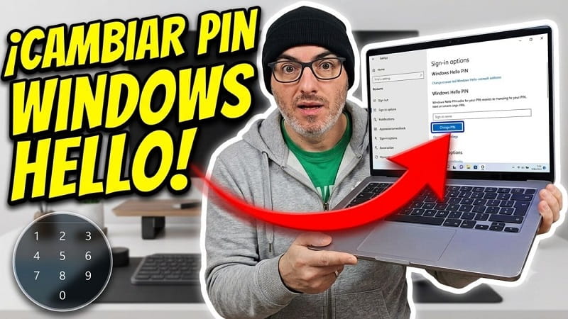 cambiar PIN Windows Hello