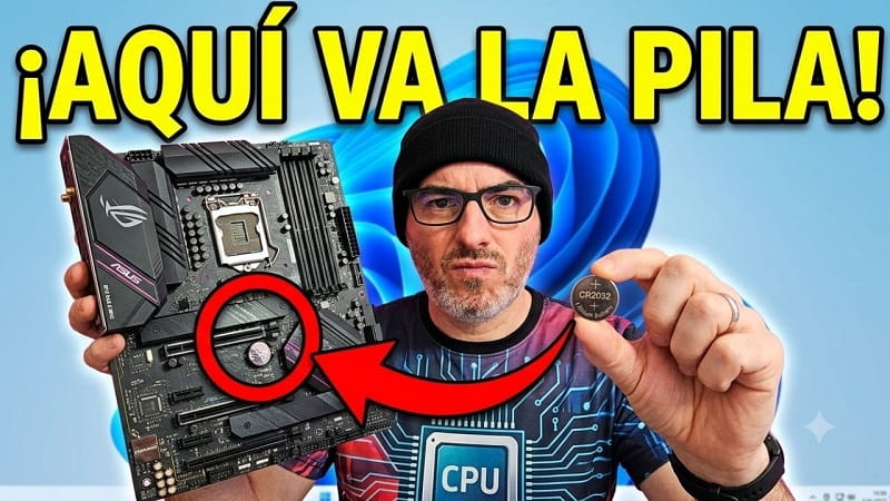 cambiar pila placa base del PC
