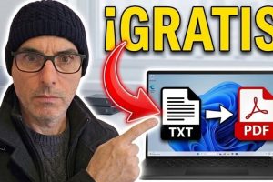 convertir archivo TXT a PDF