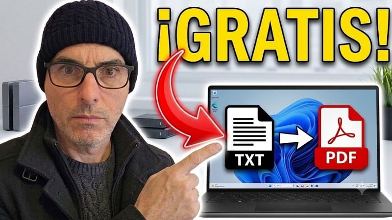 convertir archivo TXT a PDF