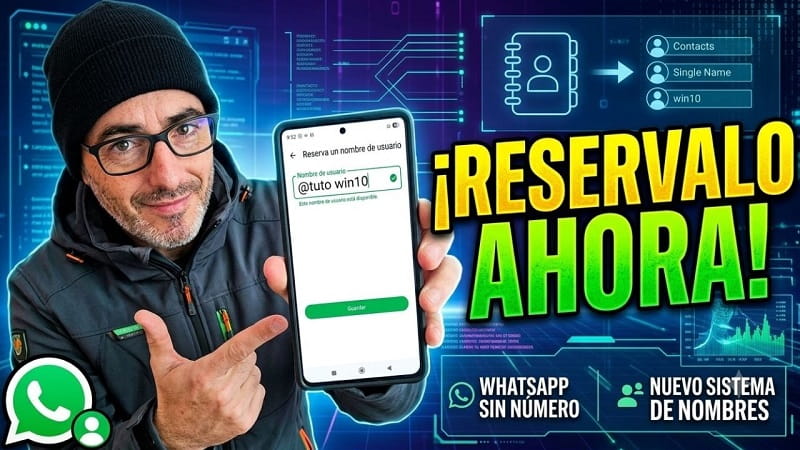 crear nombre de usuario WhatsApp