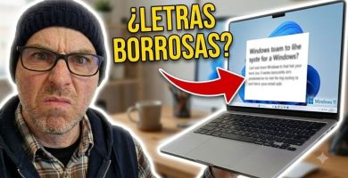 quitar letras borrosas Windows 11