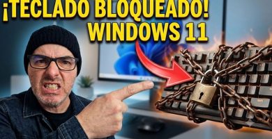 desbloquear el teclado en Windows 11
