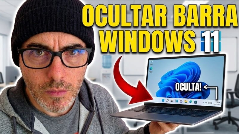 ocultar la barra de tareas Windows 11