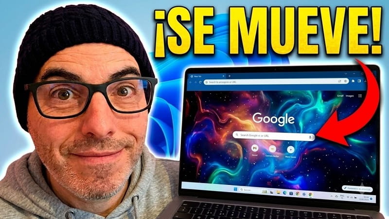 poner fondo animado en Google Chrome