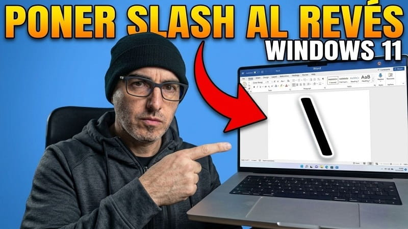 escribir la barra invertida en Windows 11