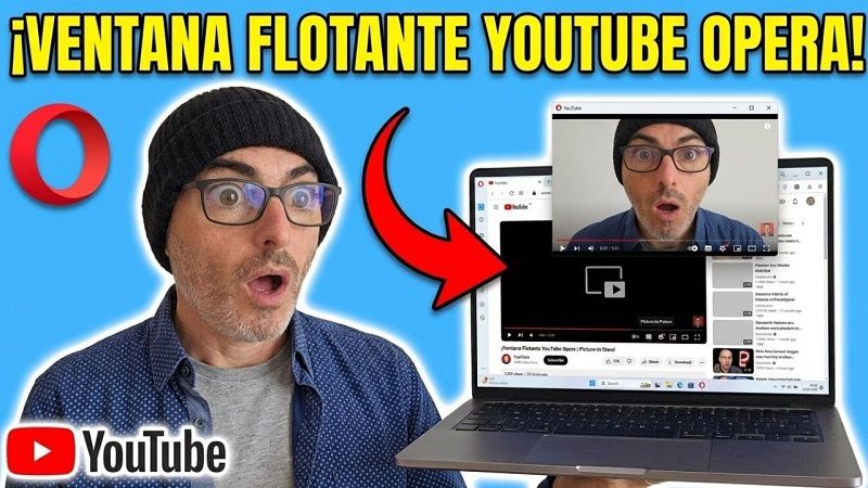 poner YouTube ventana flotante en Opera
