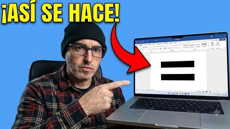 poner el signo igual en el teclado