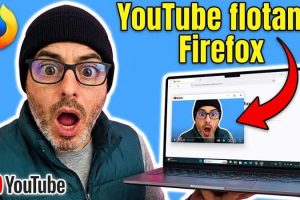 ver YouTube ventana flotante con Firefox
