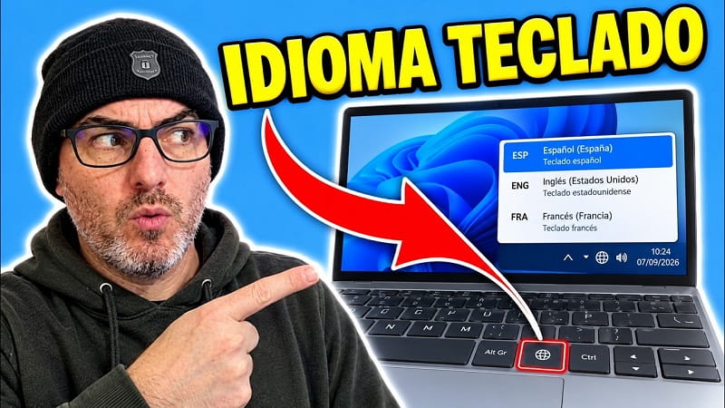 Evitar cambie idioma teclado