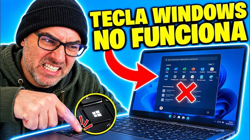 Tecla Windows no abre menú inicio