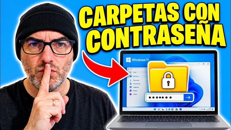 carpeta protegida con contraseña Windows 11