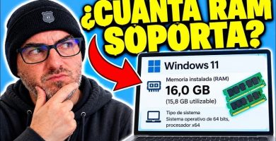 memoria RAM soporta tu PC Windows 11