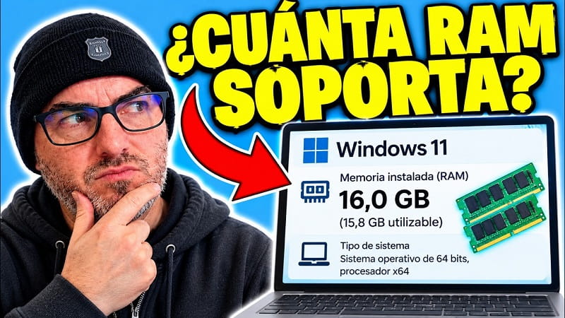 memoria RAM soporta tu PC Windows 11